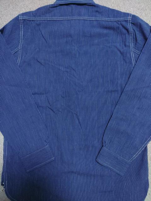 AtLast&CoストライプワークシャツTIMEWORNCLOTHING青山初期サイズ141/2長袖シャツEXILEAKIRA < ブランド  AtLast&CoストライプワークシャツTIMEWORNCLOTHING青山初期サイズ141/2長袖シャツEXILEAKIRA < ブランドの