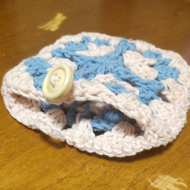 手編みのポーチ2個 < ペット/手芸/園芸  手編みのポーチ2個 < ペット/手芸/園芸の