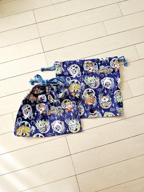 妖怪ウォッチ 大きめ 巾着袋 2枚セット < アニメ/コミック/キャラクター 妖怪ウォッチ 大きめ 巾着袋 2枚セット < アニメ/コミック/キャラクターの