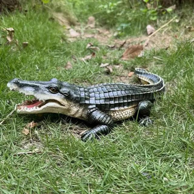 爆ヤス価格2990円★13インチのリアルなワニの置物 - 庭、パティオ用の樹脂製動物の装飾 - 屋内と屋外の使用、電気不要 < ホビー 爆ヤス価格2990円★13インチのリアルなワニの置物 - 庭、パティオ用の樹脂製動物の装飾 - 屋内と屋外の使用、電気不要 < ホビーの