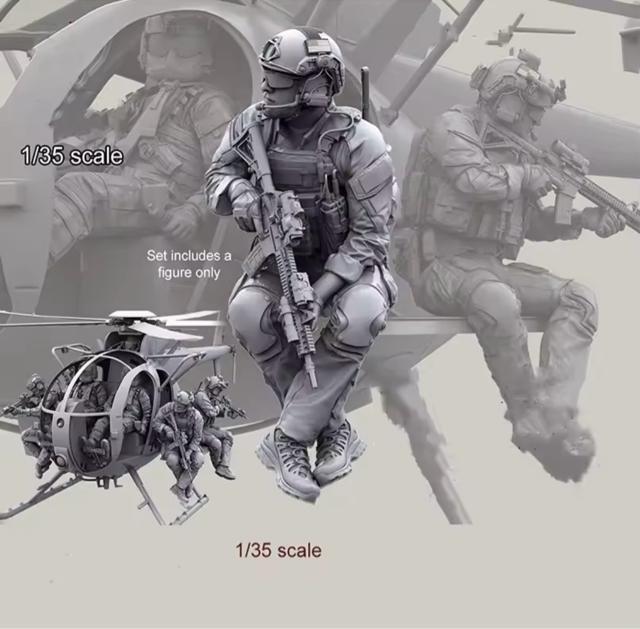 LeBz[Nf(Kitty Hawk Model) 1/35 AH-6J/MH-6J vf tBMA9̃Zbg  zr[ 