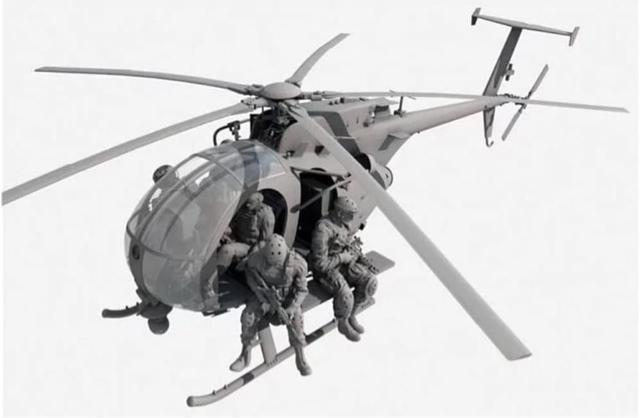 LeBz[Nf(Kitty Hawk Model) 1/35 AH-6J/MH-6J vf tBMA9̃Zbg  zr[ 