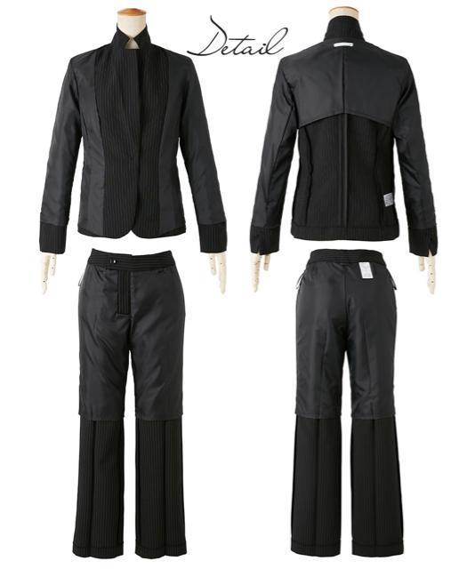 新品☆17号LL♪紺ストライプ♪2パンツスーツ♪ビジネスパンツスーツ☆Q429 < 女性ファッション 新品☆17号LL♪紺ストライプ♪2パンツスーツ♪ビジネスパンツスーツ☆Q429 < 女性ファッションの