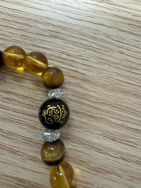 日本製 守護神風水ブレスレット、幸運のお守り、メノウ・タイガーアイ・シトリン・クリスタルブレスレット。 < 女性アクセサリー/時計 日本製 守護神風水ブレスレット、幸運のお守り、メノウ・タイガーアイ・シトリン・クリスタルブレスレット。 < 女性アクセサリー/時計の