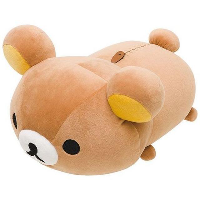 【リラックマ】可愛い♪スーパーもちもち デカもちぺったん ぬいぐるみ < おもちゃ 【リラックマ】可愛い♪スーパーもちもち デカもちぺったん ぬいぐるみ < おもちゃの