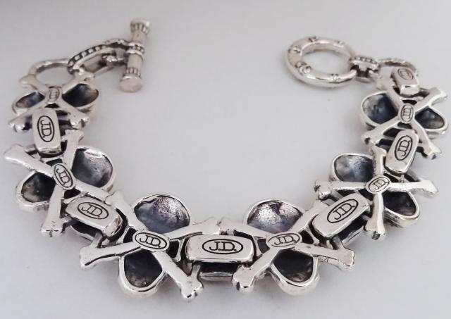 シルバー925 6クラウンスカルブレス ルビー < 男性アクセサリー/時計 シルバー925 6クラウンスカルブレス ルビー < 男性アクセサリー/時計の