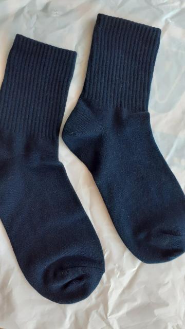 スクールソックス 紺色 二足組 < 女性ファッション  スクールソックス 紺色 二足組  < 女性ファッションの