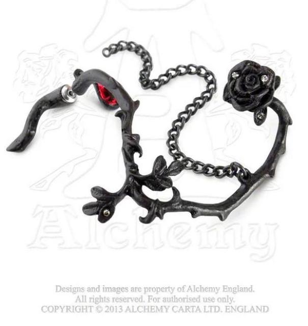ALCHEMY GOTHIC: Rose of Passion EarWraps < 女性アクセサリー/時計  ALCHEMY GOTHIC: Rose of Passion EarWraps < 女性アクセサリー/時計の