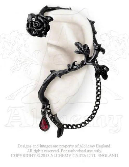 ALCHEMY GOTHIC: Rose of Passion EarWraps < 女性アクセサリー/時計  ALCHEMY GOTHIC: Rose of Passion EarWraps < 女性アクセサリー/時計の
