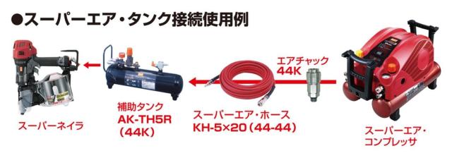 MAX 高圧接続エアタンク AK-TH5R(44K) < ペット/手芸/園芸  MAX 高圧接続エアタンク AK-TH5R(44K) < ペット/手芸/園芸の