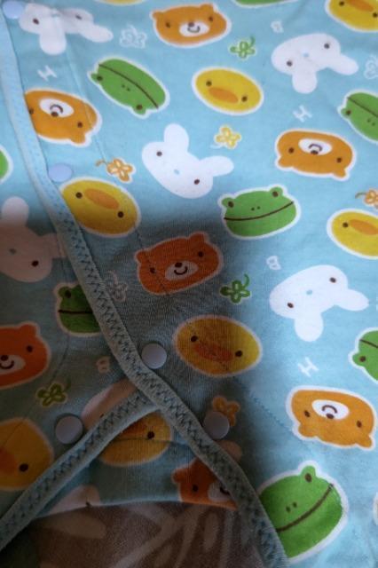 ★中古長袖ベビーロンパース70 < キッズ/ベビー  ★中古長袖ベビーロンパース70 < キッズ/ベビーの