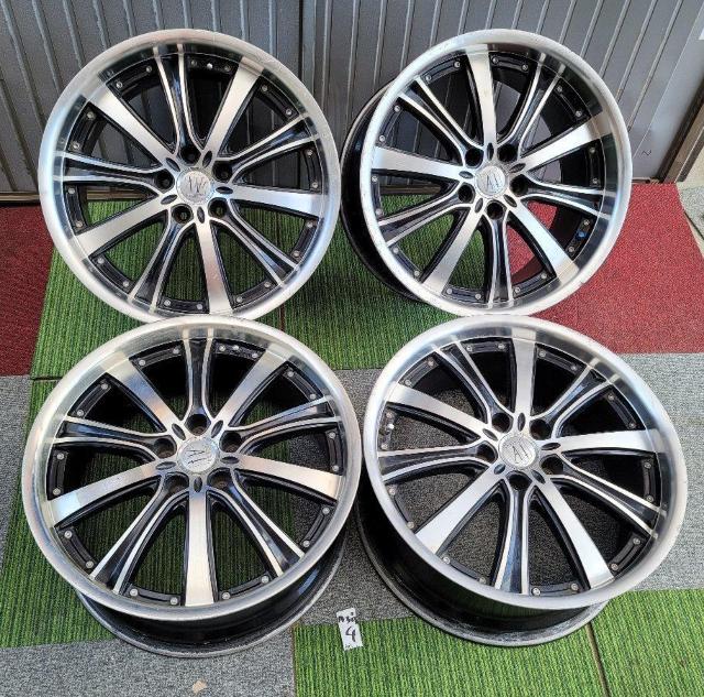 ANHELO アネーロ19インチ×8.5J 9.5J +35 +38 5H PCD114.3ホイールのみ4本セット。 < 自動車/バイク ANHELO アネーロ19インチ×8.5J 9.5J +35 +38 5H PCD114.3ホイールのみ4本セット。 < 自動車/バイク