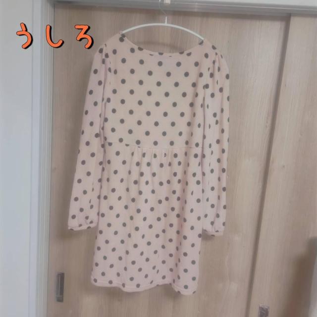 新品タグ付き ピンク水玉柄長袖ワンピース Mサイズ 送料無料 < 女性ファッション 新品タグ付き ピンク水玉柄長袖ワンピース Mサイズ 送料無料 < 女性ファッションの