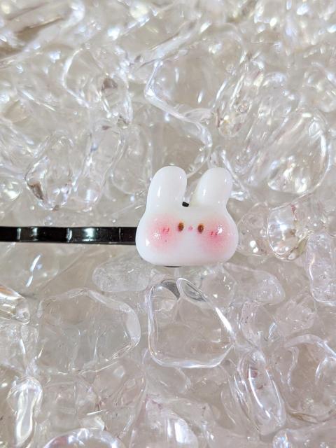 *HM*『うさぎ@』☆ヘアピン < キッズ/ベビー *HM*『うさぎ@』☆ヘアピン < キッズ/ベビーの