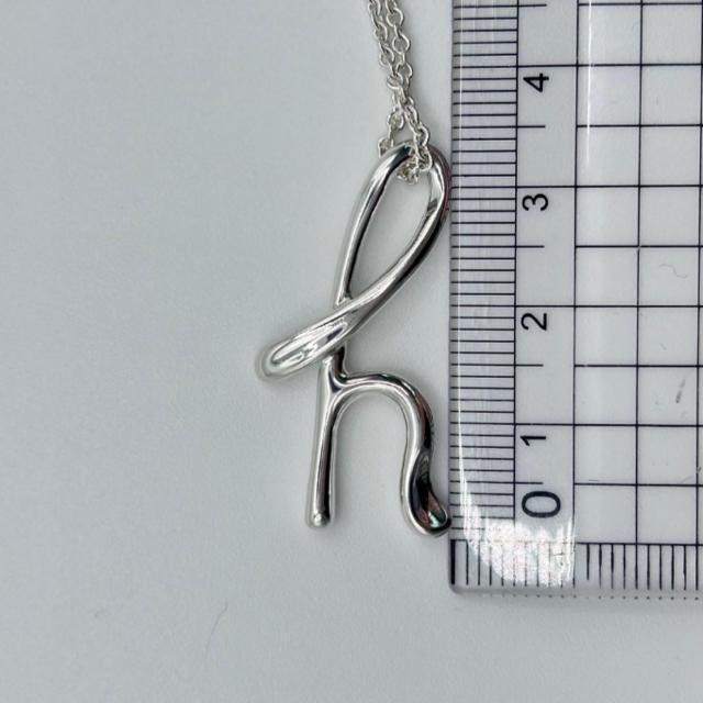 極美品 ティファニー ネックレス イニシャル h AG925 < ブランド 極美品 ティファニー ネックレス イニシャル h AG925 < ブランドの