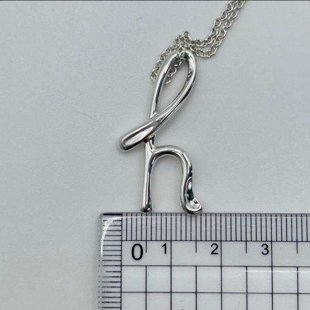 極美品 ティファニー ネックレス イニシャル h AG925 < ブランド 極美品 ティファニー ネックレス イニシャル h AG925 < ブランドの