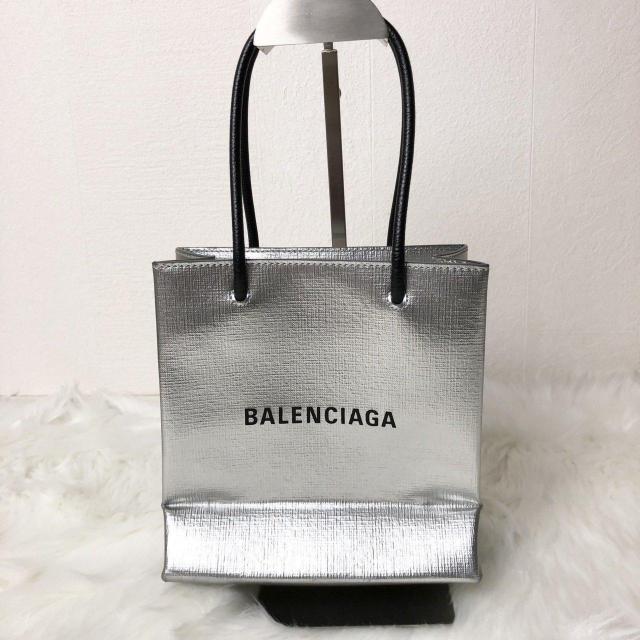 �y���i�zBALENCIAGA �o�����V�A�K �V���b�s���O �g�[�g�o�b�O �V�����_�[�o�b�O 2way �V���o�[ �΂ߊ|���\ �� �u�����h�� 