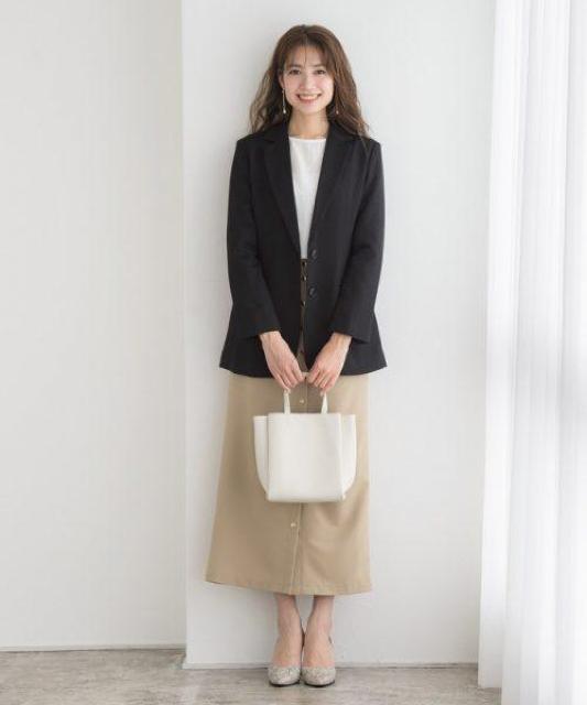 新品 ムルーアMURUA/フレア ストレッチ ジャケット ブラック 黒 S < ブランド 新品 ムルーアMURUA/フレア ストレッチ ジャケット ブラック 黒 S < ブランドの