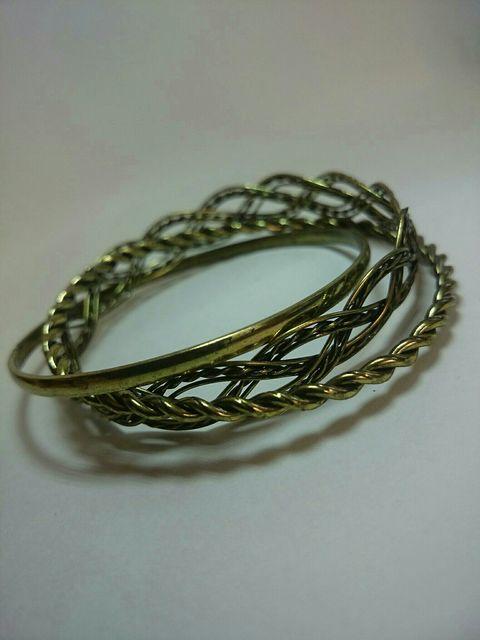 未使用☆アンティークゴールド 三連ブレスレット★ < 女性アクセサリー/時計 未使用☆アンティークゴールド 三連ブレスレット★ < 女性アクセサリー/時計の