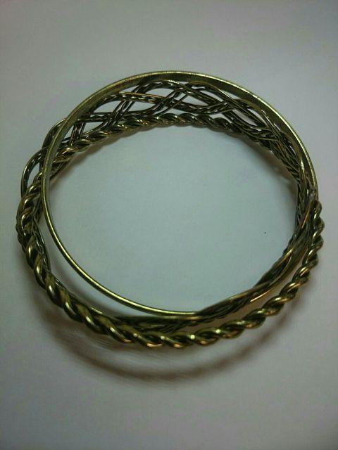 未使用☆アンティークゴールド 三連ブレスレット★ < 女性アクセサリー/時計 未使用☆アンティークゴールド 三連ブレスレット★ < 女性アクセサリー/時計の