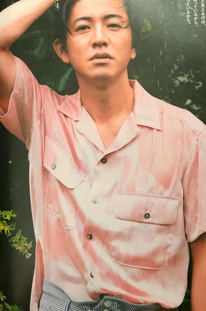 キムタク着 anan 半袖シャツ 木村拓哉 < 男性ファッション  キムタク着 anan 半袖シャツ 木村拓哉  < 男性ファッションの