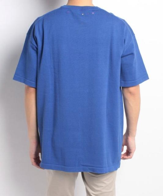 新品フラボアFRAPBOISコットンニットカットソー3青メリヤス半袖 < ブランド 新品フラボアFRAPBOISコットンニットカットソー3青メリヤス半袖 < ブランドの