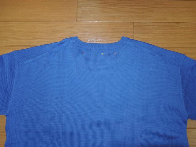 新品フラボアFRAPBOISコットンニットカットソー3青メリヤス半袖 < ブランド 新品フラボアFRAPBOISコットンニットカットソー3青メリヤス半袖 < ブランドの