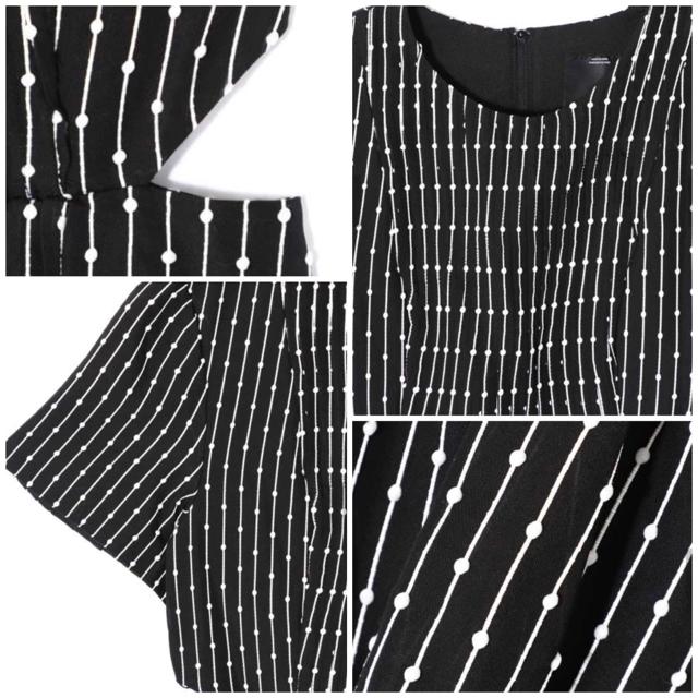 C/MEOカメオワンピースドレスストライプボーダープリーツドット < 女性ファッション C/MEOカメオワンピースドレスストライプボーダープリーツドット < 女性ファッションの