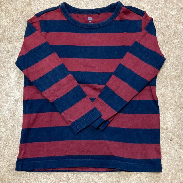 UNIQLO ロンT 110cm ボーダー < ブランド  UNIQLO ロンT 110cm ボーダー  < ブランドの