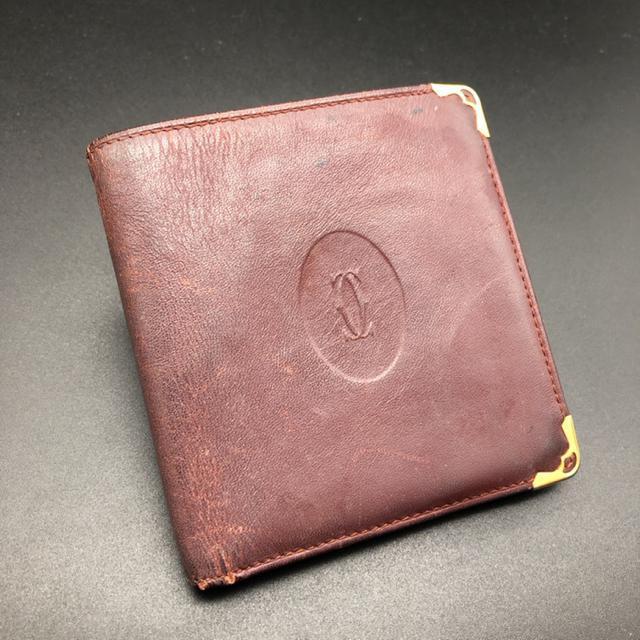 即決 Cartier カルティエ 二つ折り財布 < ブランド  即決 Cartier カルティエ 二つ折り財布 < ブランドの