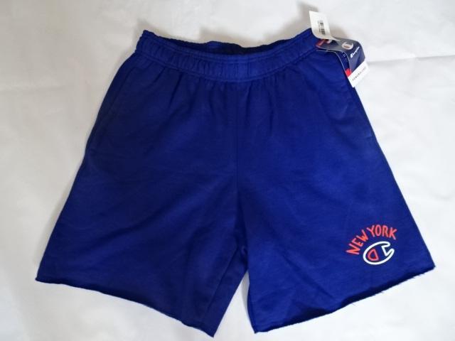 チャンピオン【NEWYORK】ロゴ スウェットショートパンツUS S ブルー < ブランド  チャンピオン【NEWYORK】ロゴ スウェットショートパンツUS S ブルー  < ブランドの