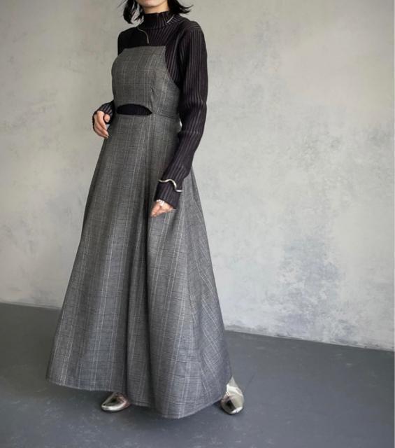 新品☆&g'aime(アンジェム)チェックフレアロングワンピース☆ < 女性ファッション 新品☆&g'aime(アンジェム)チェックフレアロングワンピース☆ < 女性ファッションの