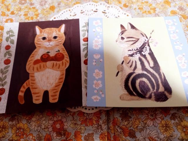 お裾分け☆ネコの作家さんメモ2柄2枚☆ < インテリア/ライフ  お裾分け☆ネコの作家さんメモ2柄2枚☆  < インテリア/ライフの
