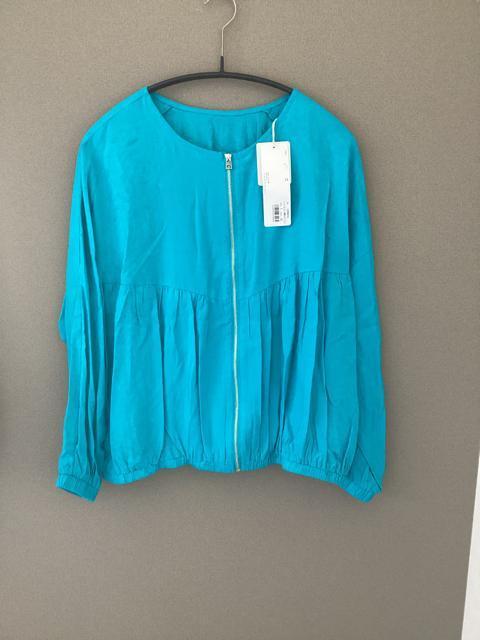 新品タグ付き FURRY レーヨンリネン切替 ギャザーブルゾン < 女性ファッション 新品タグ付き FURRY レーヨンリネン切替 ギャザーブルゾン < 女性ファッションの