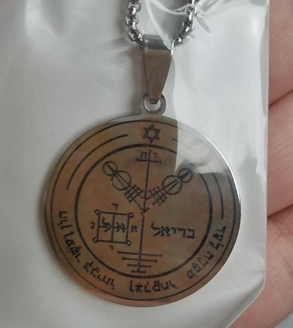 ソロモン王 木星第4の護符ネックレス 金運 財運 < 女性アクセサリー/時計  ソロモン王 木星第4の護符ネックレス 金運 財運 < 女性アクセサリー/時計の