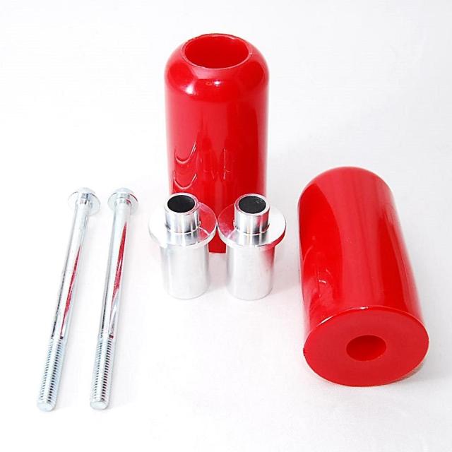 バイク カラー エンジンスライダー 8mm レッド 左右2個セット エンジンガード エンジンプロテクター フレームスライダー < 自動車/バイク バイク カラー エンジンスライダー 8mm レッド 左右2個セット エンジンガード エンジンプロテクター フレームスライダー < 自動車/バイク