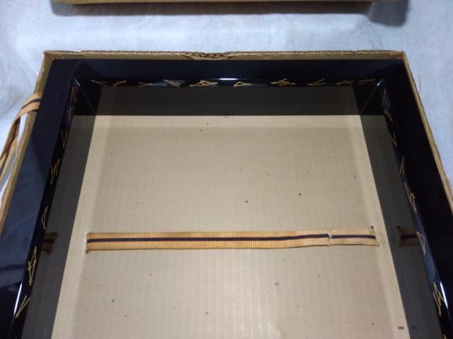 ♪茶道具 炉縁  布着蝋色塗 眞之炉縁 蒔絵 松葉 稲元宗光 < ホビー  ♪茶道具 炉縁  布着蝋色塗 眞之炉縁 蒔絵 松葉 稲元宗光 < ホビーの