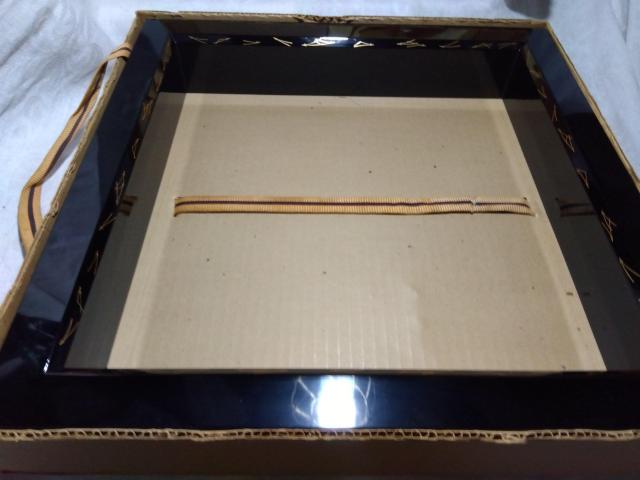 ♪茶道具 炉縁  布着蝋色塗 眞之炉縁 蒔絵 松葉 稲元宗光 < ホビー  ♪茶道具 炉縁  布着蝋色塗 眞之炉縁 蒔絵 松葉 稲元宗光 < ホビーの