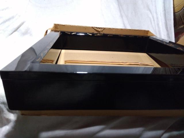 ♪茶道具 炉縁  布着蝋色塗 眞之炉縁 蒔絵 松葉 稲元宗光 < ホビー  ♪茶道具 炉縁  布着蝋色塗 眞之炉縁 蒔絵 松葉 稲元宗光 < ホビーの