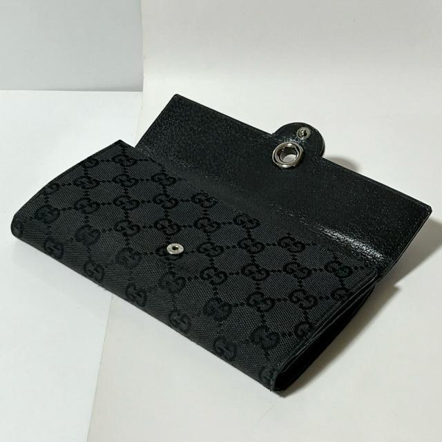 GUCCI �O�b�` GG�L�����o�X W�z�b�N �_�u���z�b�N �����z ���U�[ �u���b�N �� �u�����h�� 