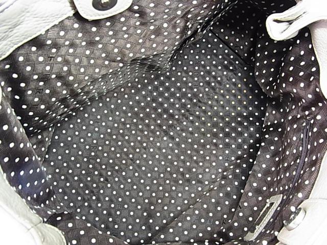 【正規】FURLA フルラ レザートート ハンドバッグ ドット柄ライニング < ブランド 【正規】FURLA フルラ レザートート ハンドバッグ ドット柄ライニング < ブランドの