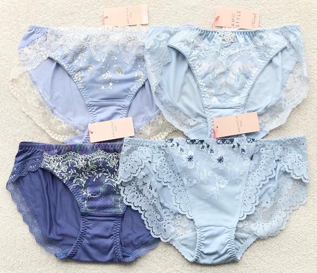 Triumph AMOSTYLE ショーツ Mサイズ ブルー 4枚セット < 女性ファッション Triumph AMOSTYLE ショーツ Mサイズ ブルー 4枚セット < 女性ファッションの