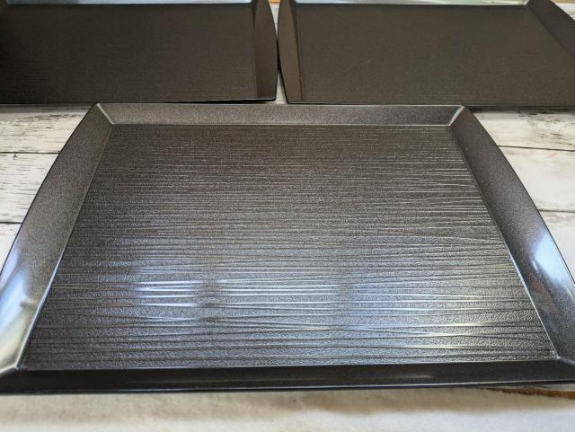 ☆激安☆メラニン製・食洗機使用可能黒色中お盆19枚セット(未使用) < インテリア/ライフ ☆激安☆メラニン製・食洗機使用可能黒色中お盆19枚セット(未使用) < インテリア/ライフの