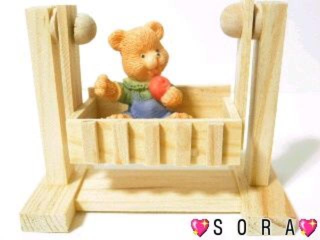 可愛い♪木製&樹脂製 カントリーくまさん《ユラユラ揺れるブランコ》V < おもちゃ 可愛い♪木製&樹脂製 カントリーくまさん《ユラユラ揺れるブランコ》V < おもちゃの