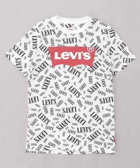 セール●定価2,970円●Levi'sリーバイス●A.O.P ロゴ入りTシャツ●白ホワイト●150cm < ブランド  セール●定価2,970円●Levi'sリーバイス●A.O.P ロゴ入りTシャツ●白ホワイト●150cm < ブランドの
