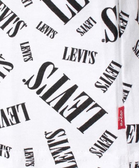 セール●定価2,970円●Levi'sリーバイス●A.O.P ロゴ入りTシャツ●白ホワイト●150cm < ブランド  セール●定価2,970円●Levi'sリーバイス●A.O.P ロゴ入りTシャツ●白ホワイト●150cm < ブランドの
