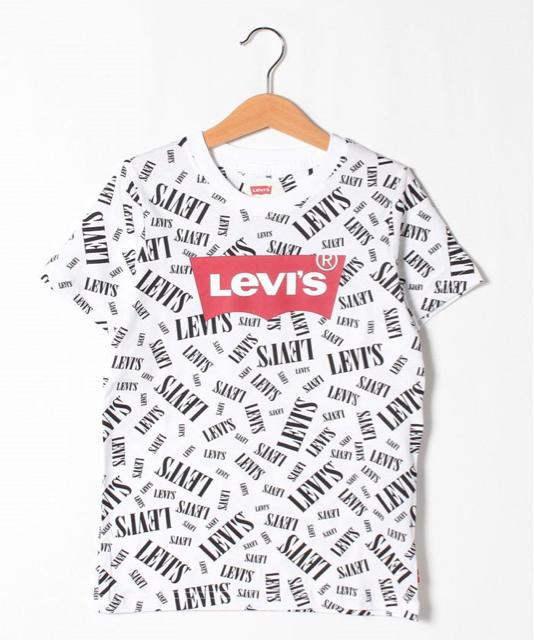 セール●定価2,970円●Levi'sリーバイス●A.O.P ロゴ入りTシャツ●白ホワイト●150cm < ブランド  セール●定価2,970円●Levi'sリーバイス●A.O.P ロゴ入りTシャツ●白ホワイト●150cm < ブランドの
