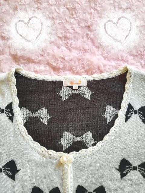 アラマンダ*リボン柄カーディガン < ブランド  アラマンダ*リボン柄カーディガン < ブランドの