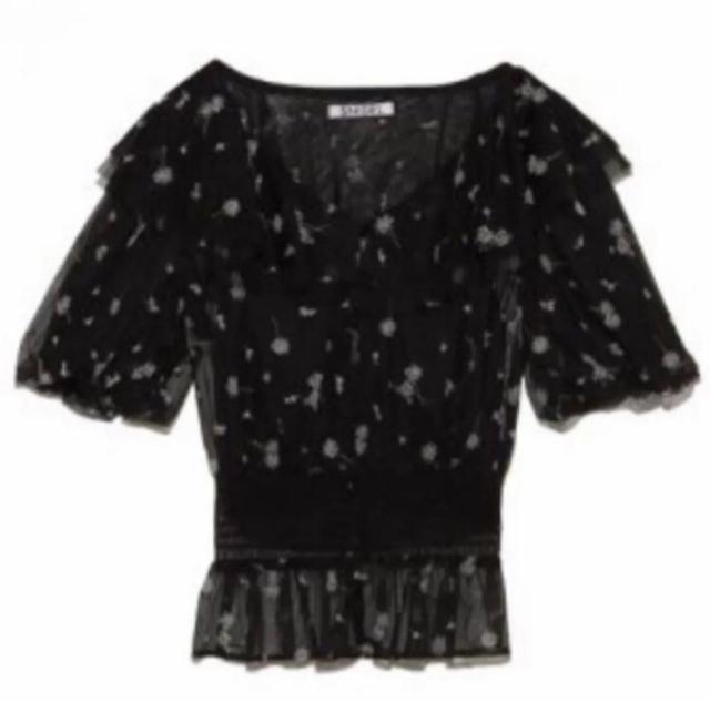 SNIDEL チュールエンブロイダリーブラウス < ブランド  SNIDEL チュールエンブロイダリーブラウス  < ブランドの