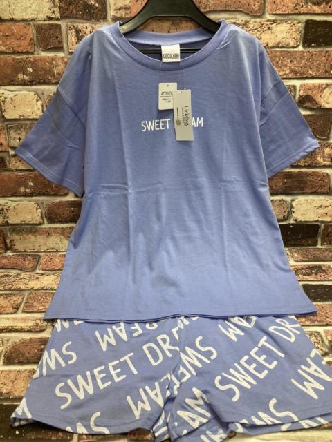 送料無料!【SWEETDREAM】レディース半袖半ズボン 綿混上下セット(4色から)1組 < 女性ファッション  送料無料!【SWEETDREAM】レディース半袖半ズボン 綿混上下セット(4色から)1組 < 女性ファッションの